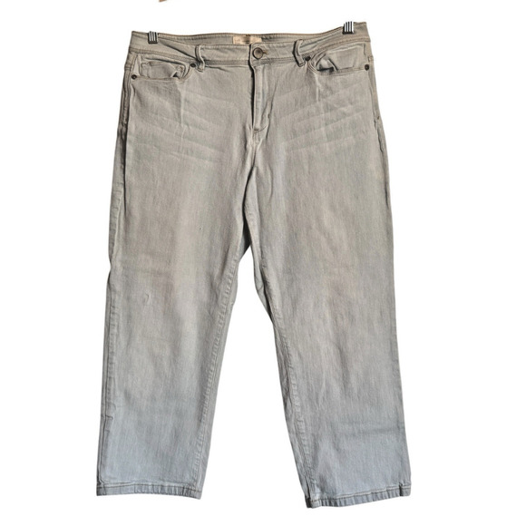 J. Jill Denim - JJill Sz 12 Cropped‎ Jeans Casual Preppy